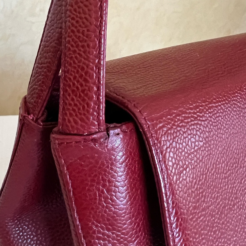 Chanel Envelope Flap Bag dark red - Picture 13 of 17